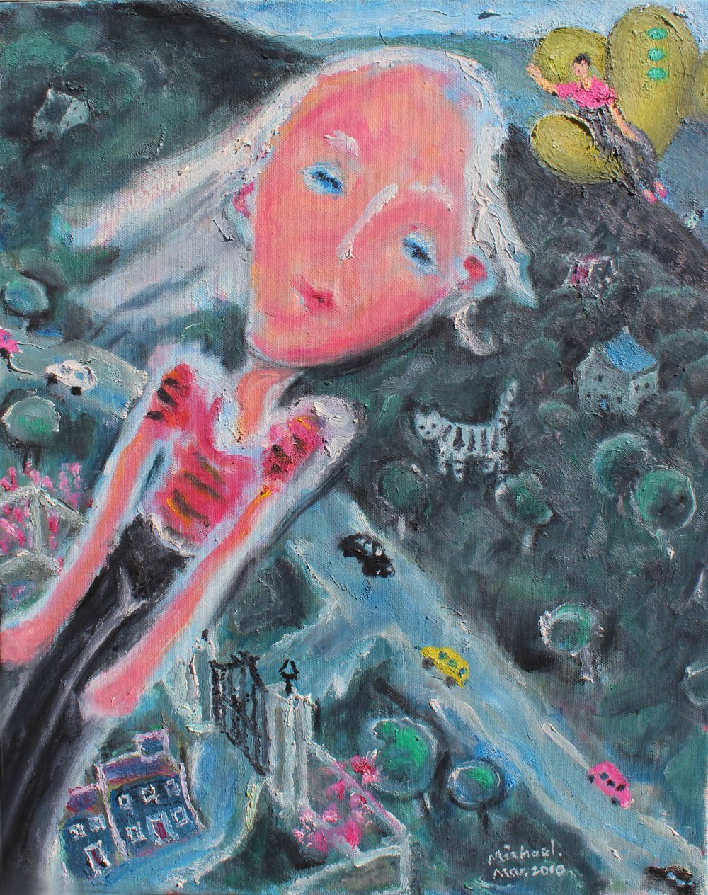 Michael Sarjeant - Michael dreaming the outside